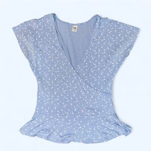 Twik Light Blue Floral Blouse